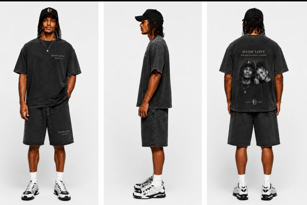 DAD LOVE TWIN SET (BLACK)